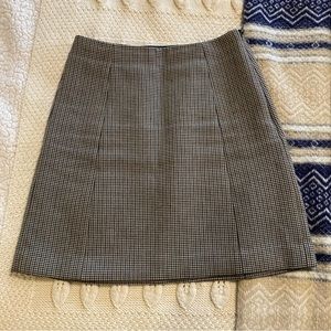 BABATON Black/Brown Print Mini Skirt